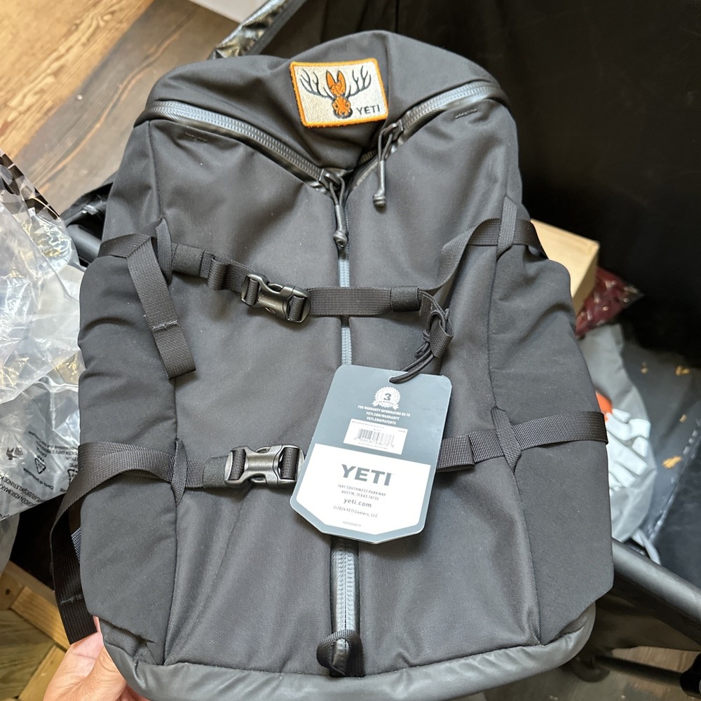 Yeti Bozeman X Mystery Jackalope Backpack New W Tags Black